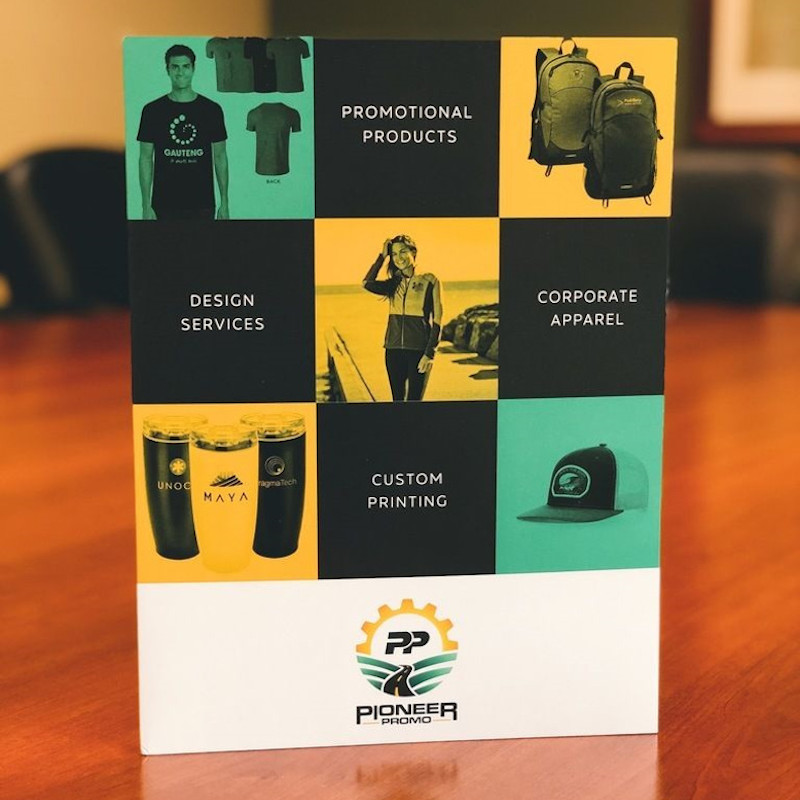 Let Pioneer Promo help you create quality custom printed materials
